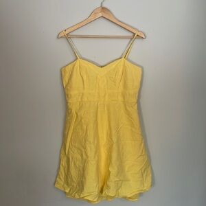 Summer sweetheart yellow dress